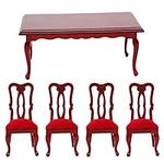 NUOBESTY Miniature Dining Table and