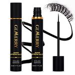 GEMERRY Lash Glue Eyelash Glue for False Lashes Lash Glue for Strip Lashes Lash Adhesive Long Lasting Latex-Free Super Strong Hold Waterproof Eye Lash Glue Suitable For ANY DIY Lash Extensions (Black, 5ml)