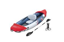 Bestway Hydro-Force Rapid X1 Inflatable Kayak, Inflatable 1 Person Kayak Set with Hand Pump and Carry Bag
