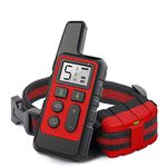 Dog Training Collar 500M Electric Shock Sound Anti-Bark Remote Waterproof USB Rechargeable LCD Dogs Training Adjustable