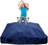 WOUDY Crash Pads for Kids Sensory, Sensory Crash Pads for Autistic Children, Crash Pads Sensory Pads, Crash Pads, for Children and Adults,with Washable Cover (4 feet x 3 feet) Blue