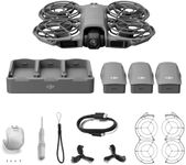 DJI Neo 2 Fly More Combo, 4K Drone With Camera, Palm Takeoff & Landing, Gesture Control, ActiveTrack, Omnidirectional Obstacle Sensing, 3 Batteries (Neo 2 Fly More Combo)