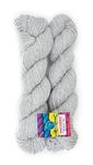 WOA Fashions Wool Pastel Color Acrylic Hand Knitting Yarn (Pearl River Grey) (Hanks-300Gms)