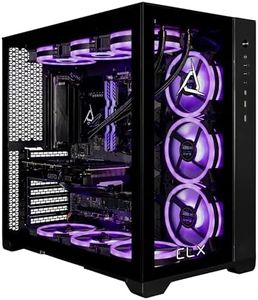 CLX Set Gaming Desktop - Liquid Cooled Intel Core i9 13900KF 3GHz 24-Core Processor, 64GB DDR5 Memory, GeForce RTX 4070 12GB GDDR6X Graphics, 2TB SSD, 6TB HDD, WiFi, Windows 11 Home 64-bit