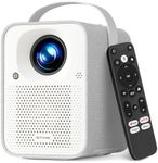 ETOE Seal Projector, Portable Projector with Certified Android TV11.0 & Netflix, 4K Projector with Auto Focus & Keystone, 500 ANSI, mini Projector with Prime Video-White