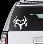 Auto - Sticker - Decal - Bone Collector - Hunting - Fishing - Removable - (White) (5 inch) - Vinyl Sticker Decal For Car Truck SUV Window Wall Motorcycle Helmet Macbook Laptop (Bone Collector)