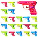 THE TWIDDLERS - 20 Small Water Pistols for Kids - Plastic Mini Water Gun Summer Beach Outdoor Garden Fun Pool Kids Toy Game, Birthday Party Bag Favours, Perfect Mini Water Pistols for Kids Party Bag