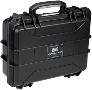 Evolution Outdoor Liberator Series PX-2504 2-Gun Pistol Hard Case – Waterproof & Dustproof Hard Gun Case with Pick-n-Pluck Foam – TSA-Approved, Fits 2 Pistols