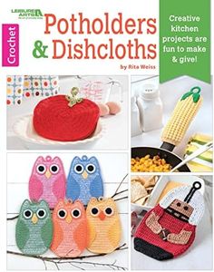 Crochet Potholders & Dishcloths (6466)