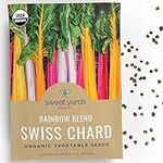 Organic Swiss Chard Seeds ‘Rainbow 