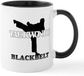 CafePress Taekwondo Black Belt Mug 