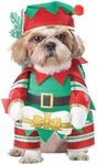 Elf Pup Dog Costume - S