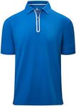 V VALANCH Mens Polo Shirts Short Sl