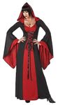 California Costumes Deluxe Hooded Robe Adult Costume, Red/Black, X-Large