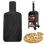 longziming Pizza Oven Cover, 210D Outdoor Pizza Oven Protective Cover Heavy, Weatherproof, Dustproof Pizza Oven Protective cover - 168x63x50cm