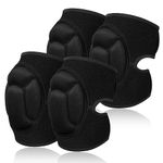 flintronic Knee Pads Work, 2 Pairs 20MM Thick Knee Pads Gardening, Protective Knee Pads for Men Women, Anti-Slip Collision Avoidance Knee Sleeve for House Cleaning, Construction, Flooring, Garden(L)