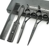 Hair Cutting Scissors Set with Comb