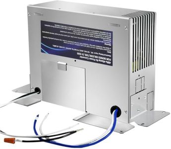 45 Amp RV Power Converter, 3-Stage Charger 45RU Direct Replacement for Parallax 6345RU Magnetek 7345, 110V AC to 12V DC Deck Mount for 500/5300/7300/8300 RV Camper Trailer, 6-Protection Quiet Fan