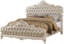 Acme Chantelle Queen Bed in Rose Go