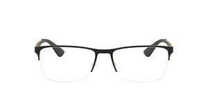 Ray-Ban Unisex Clear Lens Rectangle Frames - 0RX6335