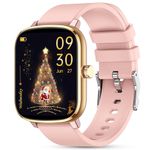 Popglory Smart Watch for Women Men Kids, 1.69" Smartwatch, 48mm Fitness Tracker Watch with Blood Pressure and Heart Rate Monitor 100+ Sports Waterproof Fitness Watch, Long Standby for Android iOS