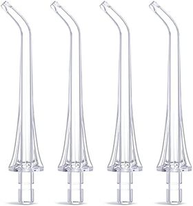 Bitvae C5/C6 Water Flosser Replacement Tips for Teeth Cleaning, Standard Water Dental Flosser Jet Tips, 4 Pieces