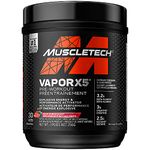 MuscleTech Pre Workout Powder, MuscleTech Vapor X5 Pre-Workout, Pre Workout Powder for Men & Women, PreWorkout Energy Powder Drink Mix, Pre-Workout Products, Fruit Punch (30 Serv) (packaging may vary)