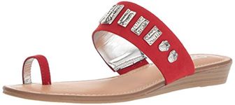 Carlos by Carlo Santana Women's Tamm Sandal, Crimson Red, Size 7.5 US / 5.5 UK US