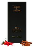 Didier & Frank 99% Ultimate Dark Chocolate 100g, No Added Sugar (Keto, Vegan)