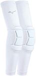 Mizuno MZO Padded Sleeves, White, Large/X-Large