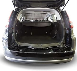 Travall Hundegitter kompatibel mit Renault Grand Scenic (2016-2022) Fahrzeugspezifischer Kofferraumschutz Gepäckschutz Trenngitter Ladungsteiler Hochbelastbare Stahl Auto Haustierbarriere