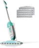 Shark Steam Mop with 2 Machine Washable Dirt Grip Pads, Removable Water Tank, Lightweight, Steam Cleaner for sealed Hard Floors, Marble, Stone, Hardwood, Tile, Laminate, White/Seafoam, S1000