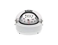Ritchie Explorer Compass Dial With Surface Mount And 12V Green Night Lighting (White, 2 3/4-Inch)