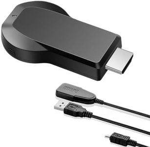 Adaptateur sans fil HD-MI Display Dongle 4K & 1080P Mobile Screen Mirroring Récepteur Dongle vers TV/Projecteur Récepteur Compatible Windows Android Mac iOS