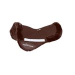 Shires Performance Fully Lined Half Pad - Brown: 15-16.5"