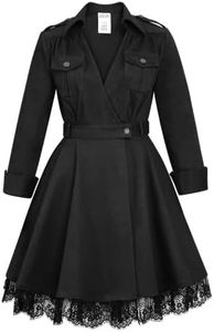 CHIC STAR Womens Lace Shacket Dress Jacket S