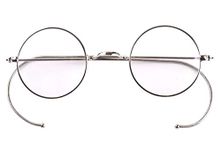 Agstum Blue Light Blocking Reading Glasses, Small Round Wire Rim Readers for Computer Use Anti-Glare Cut UV400 Clear Lens