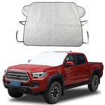 Fgtagtal Windshield Snow Cover Fit for Toyota Tacoma 2015-2022, Front Windshield Cover for Ice and Snow, Auto Extra Thick Windshield Ice Cover Protects Windshield from Rain, Sun, Frost