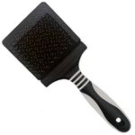 Groomers World - Extra-Firm Flexi Slicker Brush - Dog De-Shedding, Knot Remover, Matted Fur - Large