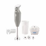 BOSS Stainless Steel Big Boss Portable Hand Blender | Powerful 275 Watts Motor | 5 Years Warranty* First In India | Variable Speed Control | Isi-Marked, Light Grey