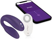 We-Vibe Sync 1 Remote Couples Vibrator - Vibrating Adult Sex Toy for Women - G-spot and Clitoris Stimulation - Waterproof - App & Remote Controlled - Rechargeable - Couples Gift - Purple