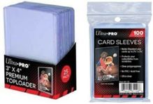 UltraPro Card Sleeves x100 and Top Loader Premium x25 Bundle Pack