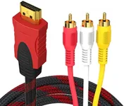 MMOBIEL HDMI to 3RCA Audio Video AV