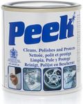 Peek 33700 Metal Cleaner Polishing Compound Paste to Clean, Polish, Shine and Protect Stainless Steel, Silver, Chrome, Fibreglass and Ceramic, 250ML