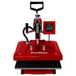 Heat Press Digital Transfer Machine Sublimation Printer 38 x 38cm Flat Swing Touchscreen Display Adjustable Pressure Ink Vinyl 250°C DIY Professional T-Shirt Charity Business 10 Sublimation Sheets