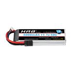 HRB 3S Lipo Battery 5000mAh 11.1V 50C-100C RC Lipo Battery with TR Plug Compatible with RC Helicopter Airplane Car Boat Truck