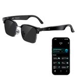 ONKELYIM Bluetooth Audio Smart Glasses for Women Men, Bluetooth Glasses with Open Ear Speaker, Voice Control, Al Translation, Hands-Free Calls & Built-in Microphone for iPhone Android Music/Work