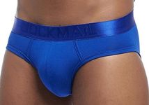 JOCKMAIL Men's Underwear Briefs Triangle Boxers Briefs Comfort Breathable Undepanties Trunks (XXL, Blue)