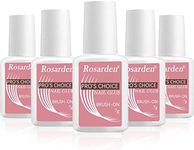Nail Glue Extra Strong for Acrylic Nails, Brush on Nail Glue Extra Strong Nail Tips Press-On Nails Quick Dry On Fake Nails For Stick On Nails 5PCS