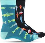 Luther Pike Seattle Funny Socks For men: Funky mens dress socks, crazy socks, fun socks